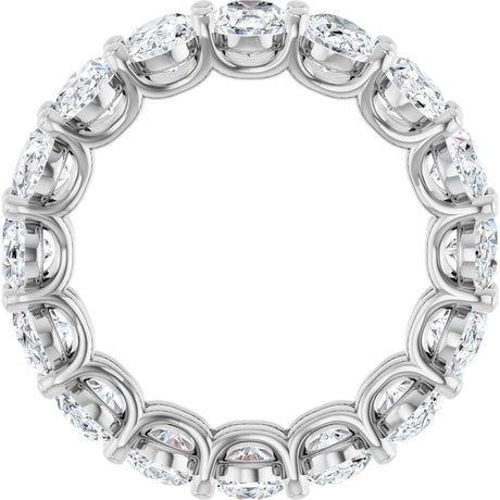 14K White Gold 6 3/8 CTW Lab-Grown Diamond Eternity Band