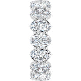 14K White Gold 6 3/8 CTW Lab-Grown Diamond Eternity Band