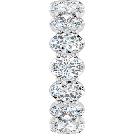14K White Gold 6 3/8 CTW Lab-Grown Diamond Eternity Band