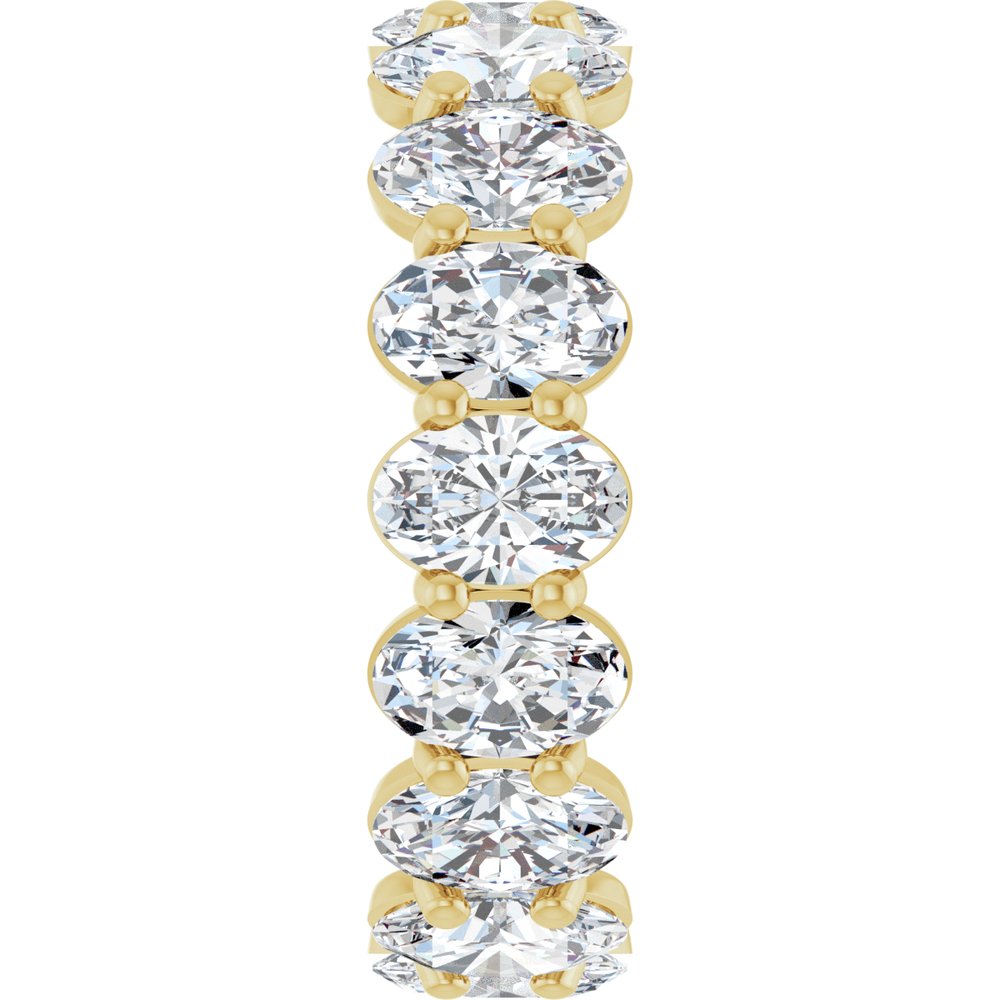 14K Yellow Gold 6 3/8 CTW Lab-Grown Diamond Eternity Band