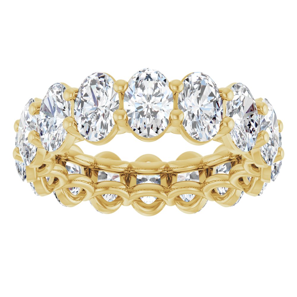 14K Yellow Gold 6 3/8 CTW Lab-Grown Diamond Eternity Band