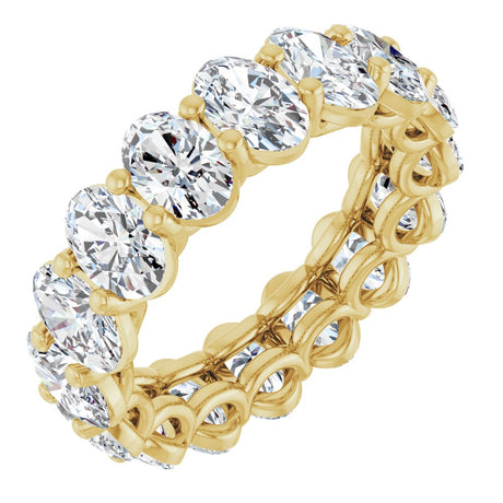 14K Yellow Gold 6 3/8 CTW Lab-Grown Diamond Eternity Band