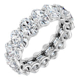 14K White Gold 6 3/8 CTW Lab-Grown Diamond Eternity Band