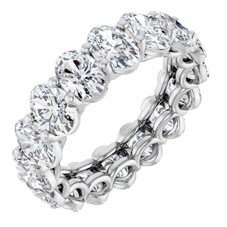 14K White Gold 6 3/8 CTW Lab-Grown Diamond Eternity Band