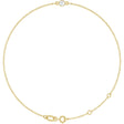 14K Yellow Gold 1/10 CT Natural Diamond 6 1/2-7 1/2" Bracelet