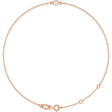 14K Rose Gold 1/10 CT Natural Diamond 6 1/2-7 1/2" Bracelet