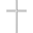 Sterling Silver 21.7x13.5 mm Cross Pendant