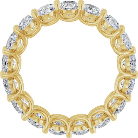 14K Yellow Gold 6 3/4 CTW Lab-Grown Diamond Eternity Band