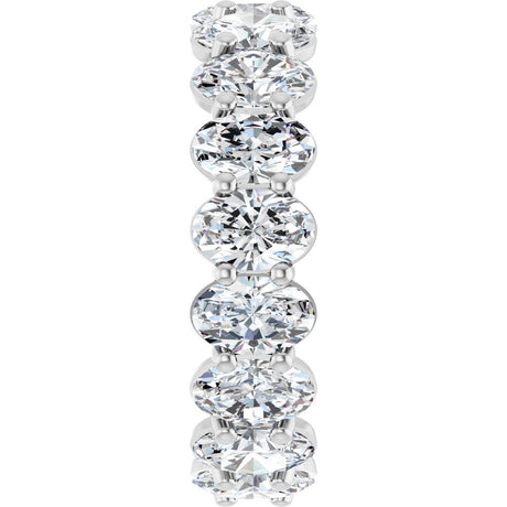 14K White Gold 6 3/4 CTW Lab-Grown Diamond Eternity Band