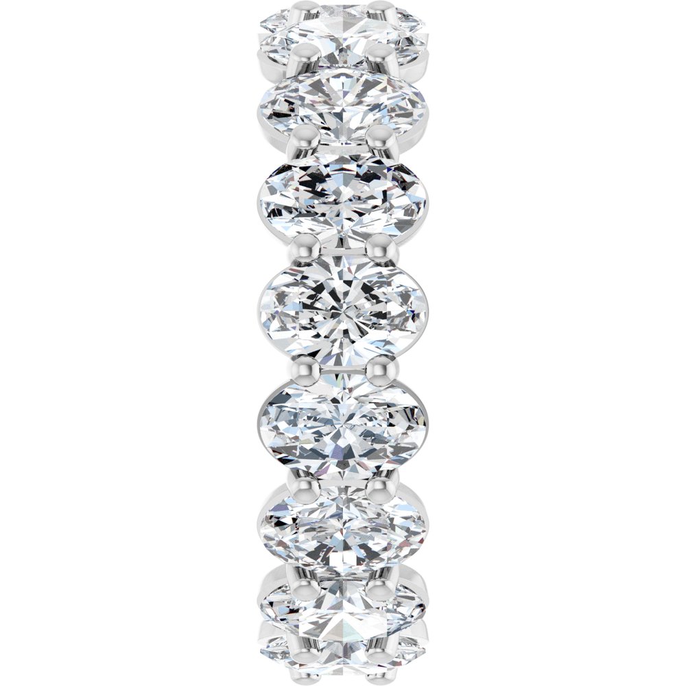 14K White Gold 6 3/4 CTW Lab-Grown Diamond Eternity Band