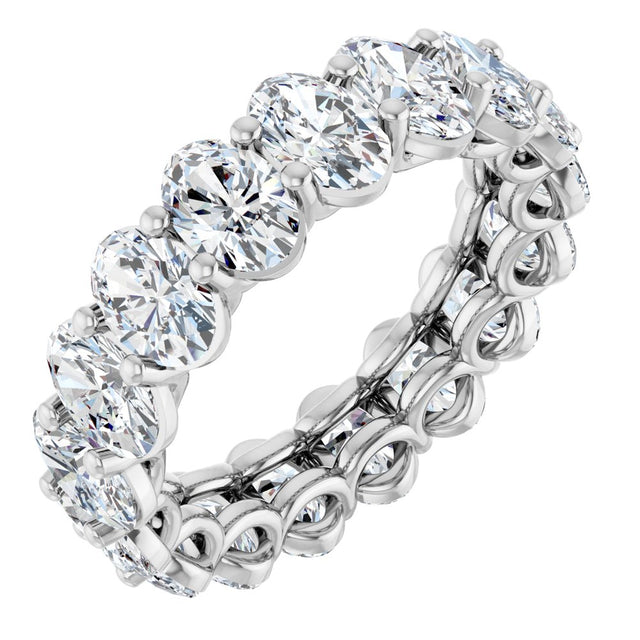14K White Gold 6 3/4 CTW Lab-Grown Diamond Eternity Band