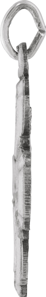 Sterling Silver 18x18 mm Four-Way Cross Medal  