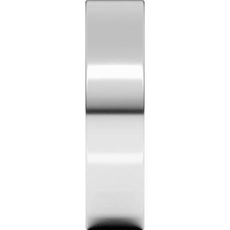 Sterling Silver 5 mm Lightweight Flat Band Size 10