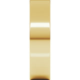 14K Yellow Gold 5 mm Lightweight Flat Band Size 4.5