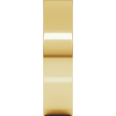 10K Yellow Gold 5 mm Lightweight Flat Band Size 10