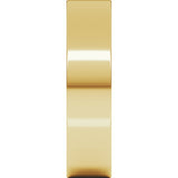 10K Yellow Gold 5 mm Lightweight Flat Band Size 13
