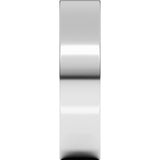 14K White Gold 5 mm Lightweight Flat Band Size 9