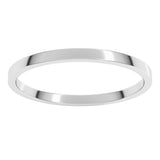 Sterling Silver 1.5 mm Lightweight Flat Band Size 6