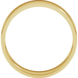 10K Yellow Gold 5 mm Lightweight Flat Band Size 13