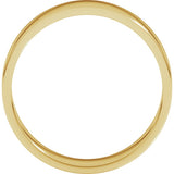 10K Yellow Gold 5 mm Lightweight Flat Band Size 10