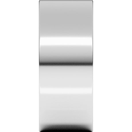 10K White Gold 8 mm Lightweight Flat Band Size 14
