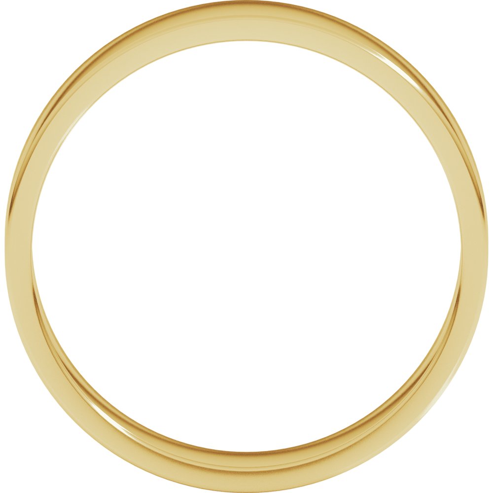 10K Yellow Gold 4.5 mm Lightweight Flat Band Size 9