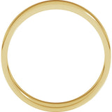 10K Yellow Gold 4.5 mm Lightweight Flat Band Size 9