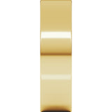 14K Yellow Gold 5.5 mm Lightweight Flat Band Size 8