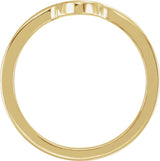 14K Yellow Gold Cross Signet Ring