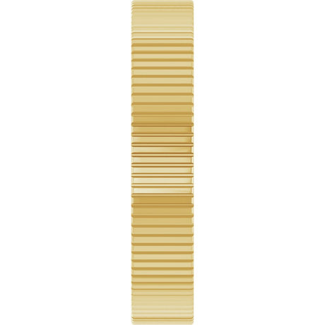 14K Yellow Gold 4 mm Grooved Flat Band Size 4.5