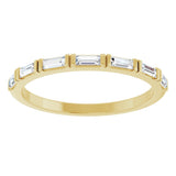 14K Yellow Gold 1/5 CTW Lab-Grown Diamond Anniversary Band
