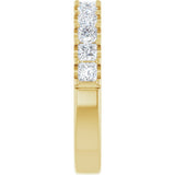 14K Yellow Gold 1 1/8 CTW Lab-Grown Diamond Anniversary Band