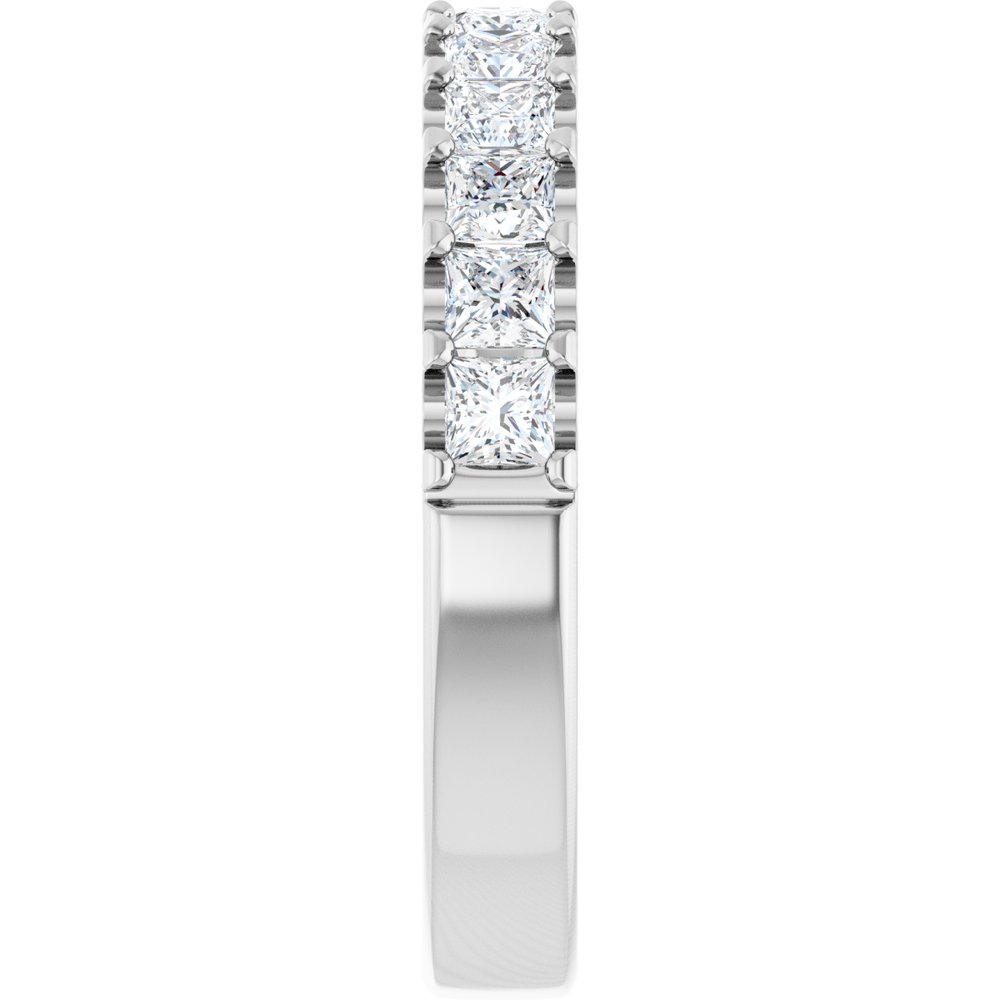 14K White Gold 1 1/8 CTW Natural Diamond Anniversary Band