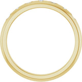 14K Yellow Gold 1/10 CTW Lab-Grown Diamond Anniversary Band