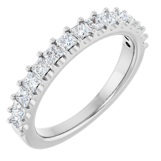 14K White Gold 3/4 CTW Lab-Grown Diamond Anniversary Band