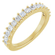14K Yellow Gold 5/8 CTW Natural Diamond Anniversary Band