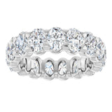 14K White Gold 4 1/3 CTW Lab-Grown Diamond Eternity Band Size 5