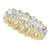 14K Yellow Gold 4 1/3 CTW Lab-Grown Diamond Eternity Band Size 5