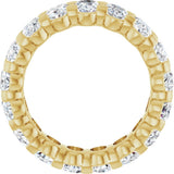 14K Yellow Gold 4 1/3 CTW Lab-Grown Diamond Eternity Band Size 5