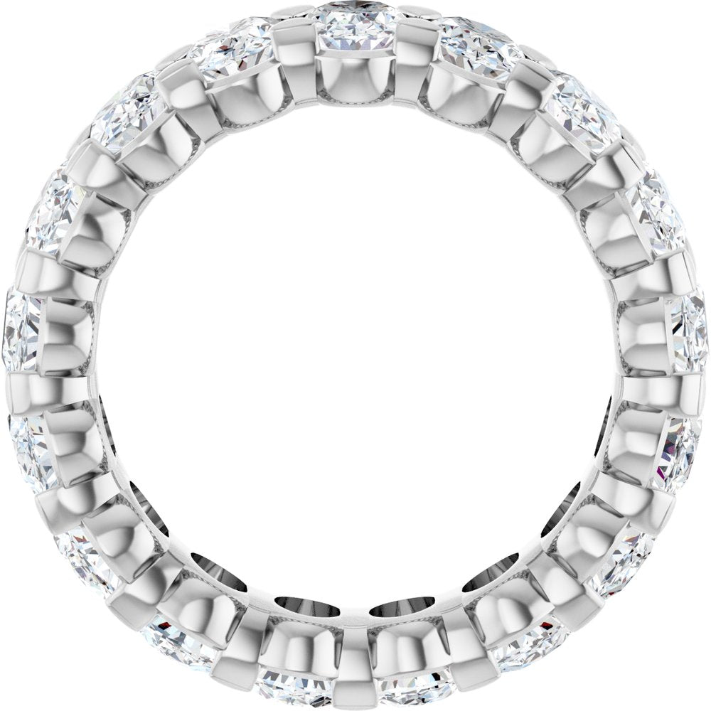 14K White Gold 4 1/3 CTW Lab-Grown Diamond Eternity Band Size 5