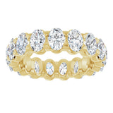 14K Yellow Gold 4 1/2 CTW Lab-Grown Diamond Eternity Band Size 6.5