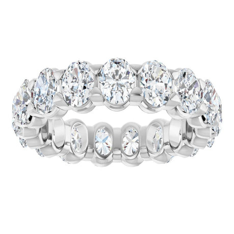 14K White Gold 4 1/2 CTW Lab-Grown Diamond Eternity Band Size 6.5