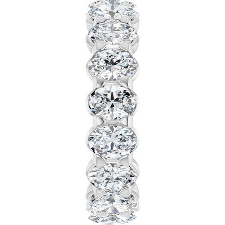 14K White Gold 4 1/2 CTW Lab-Grown Diamond Eternity Band Size 6.5
