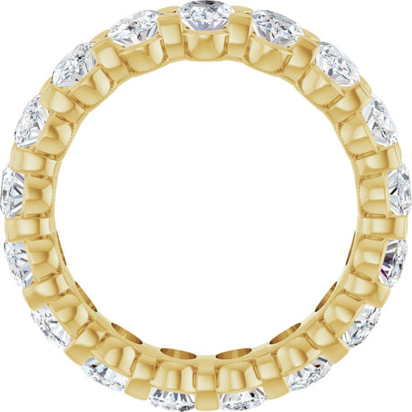 14K Yellow Gold 4 1/2 CTW Lab-Grown Diamond Eternity Band Size 6.5