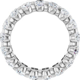 14K White Gold 4 1/2 CTW Lab-Grown Diamond Eternity Band Size 6.5
