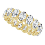 14K Yellow Gold 4 1/2 CTW Lab-Grown Diamond Eternity Band Size 6.5
