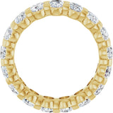 14K Yellow Gold 4 1/3 CTW Lab-Grown Diamond Eternity Band Size 6
