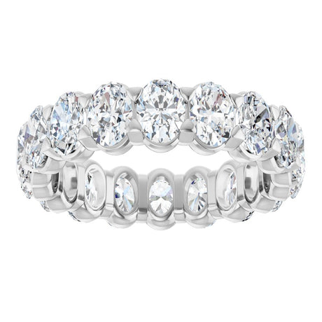 Platinum 4 1/2 CTW Lab-Grown Diamond Eternity Band Size 7