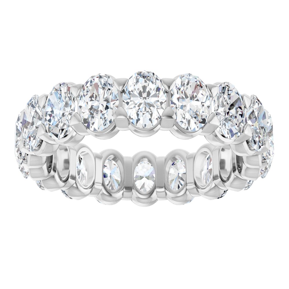 Platinum 4 1/2 CTW Lab-Grown Diamond Eternity Band Size 7