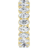 14K Yellow 5 CTW Lab-Grown Diamond Eternity Band Size 7